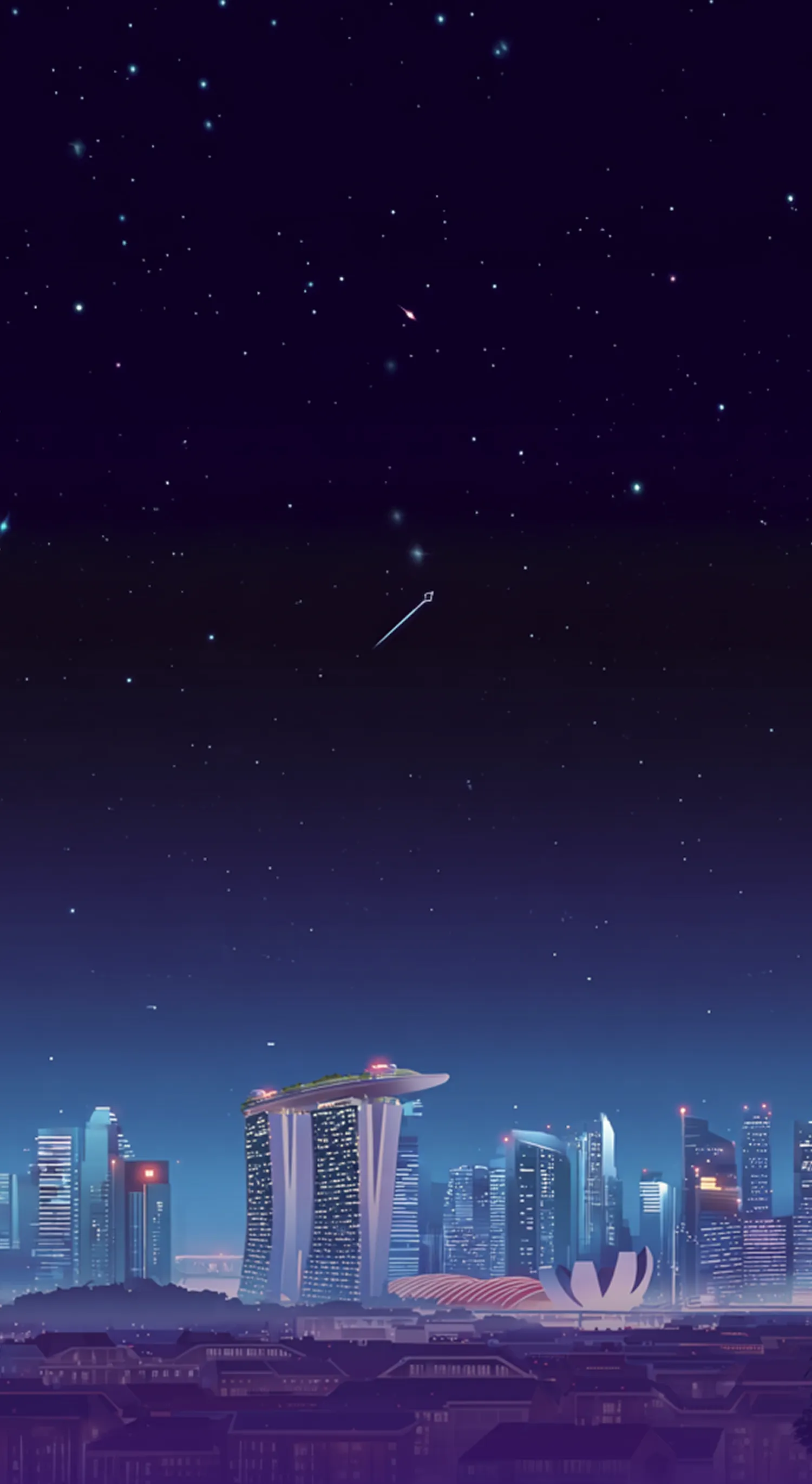 Singapore cityscape background